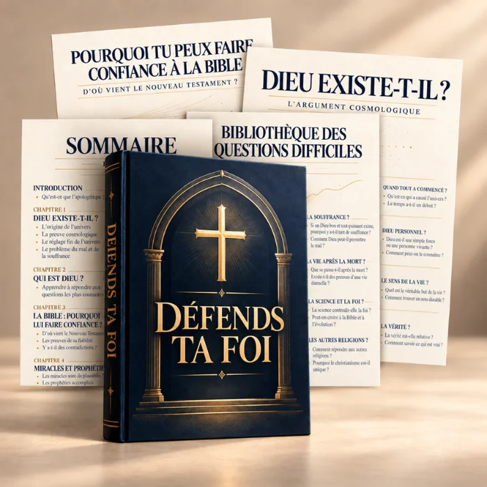 Défendez votre foi : guide pratique avec des arguments et des réponses sur Dieu, la Bible et la foi chrétienne.